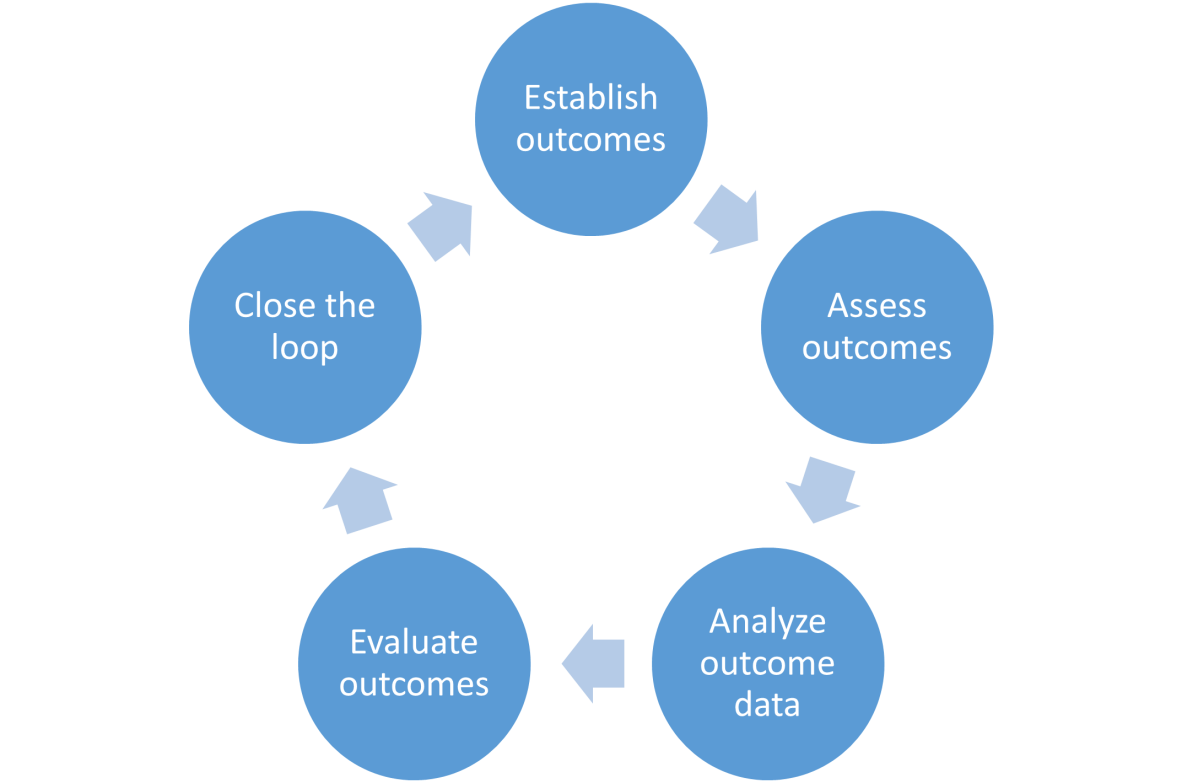 visualization of the assessment cycle