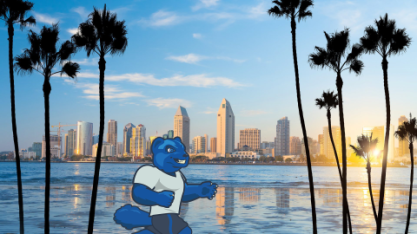 Blue in San Diego