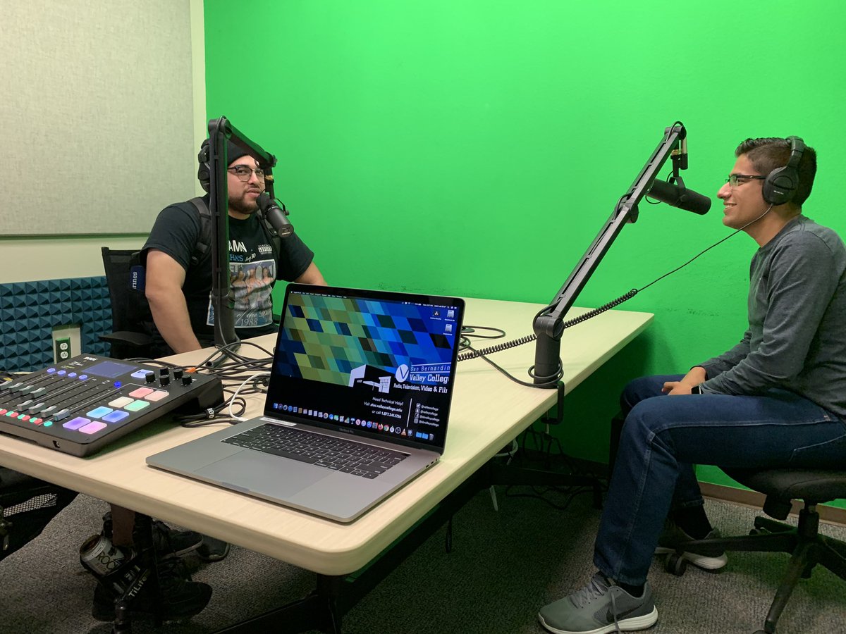 image of our podcast room