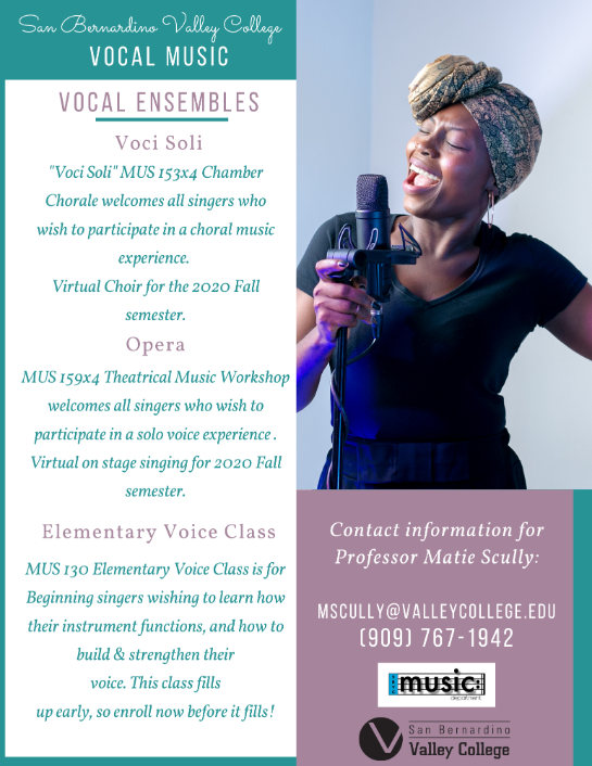 Vocal Ensembles Flyer