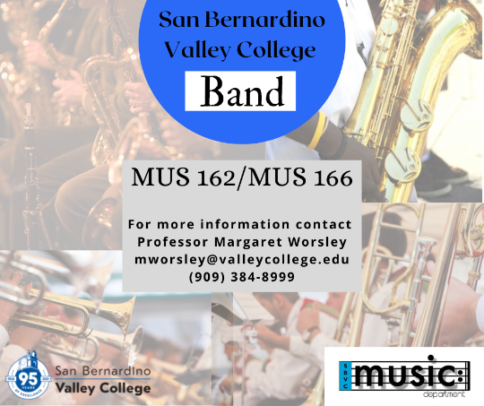 Band at SBVC: MUS 162/MUS 166
