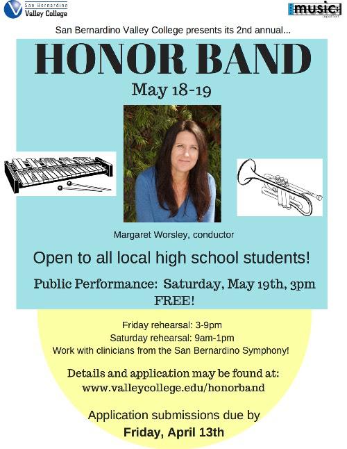 Honor Band! May 18-19 2018