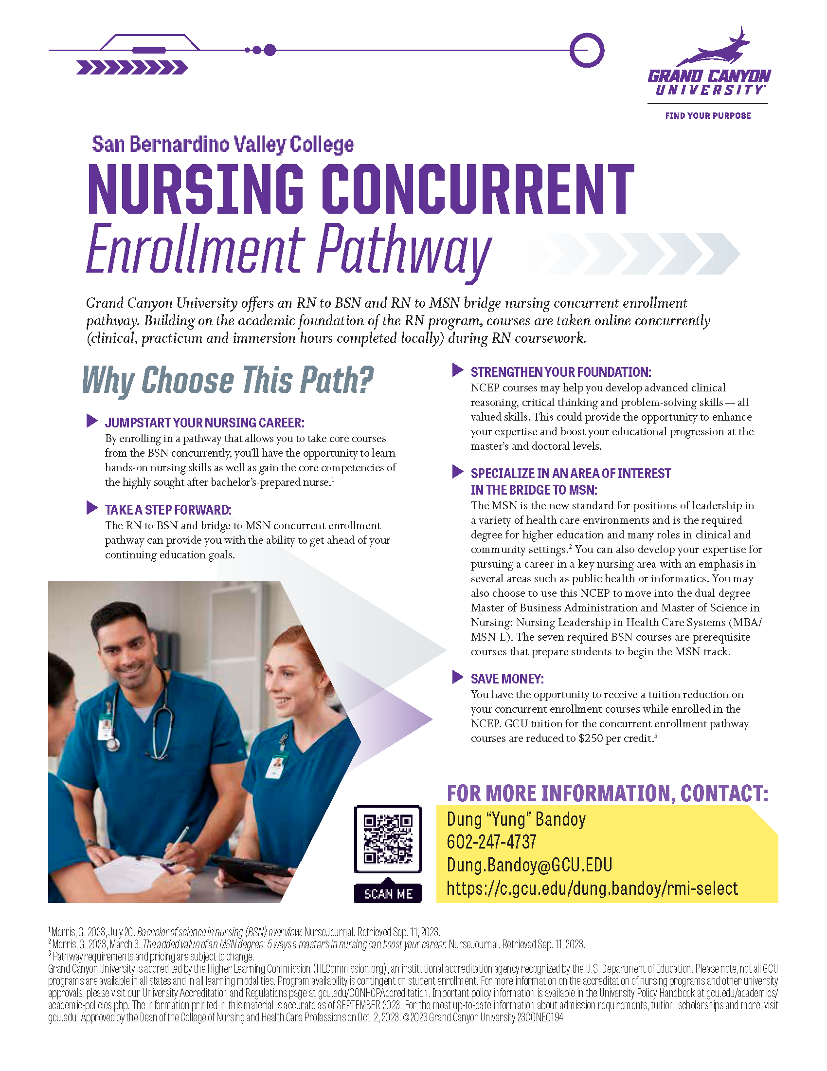 AND/BSN Partnership Flyer