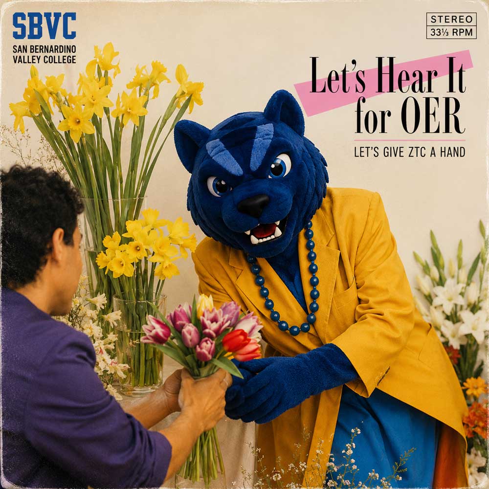 Let's Hear it for OER! Let's Give ZTC a Hand