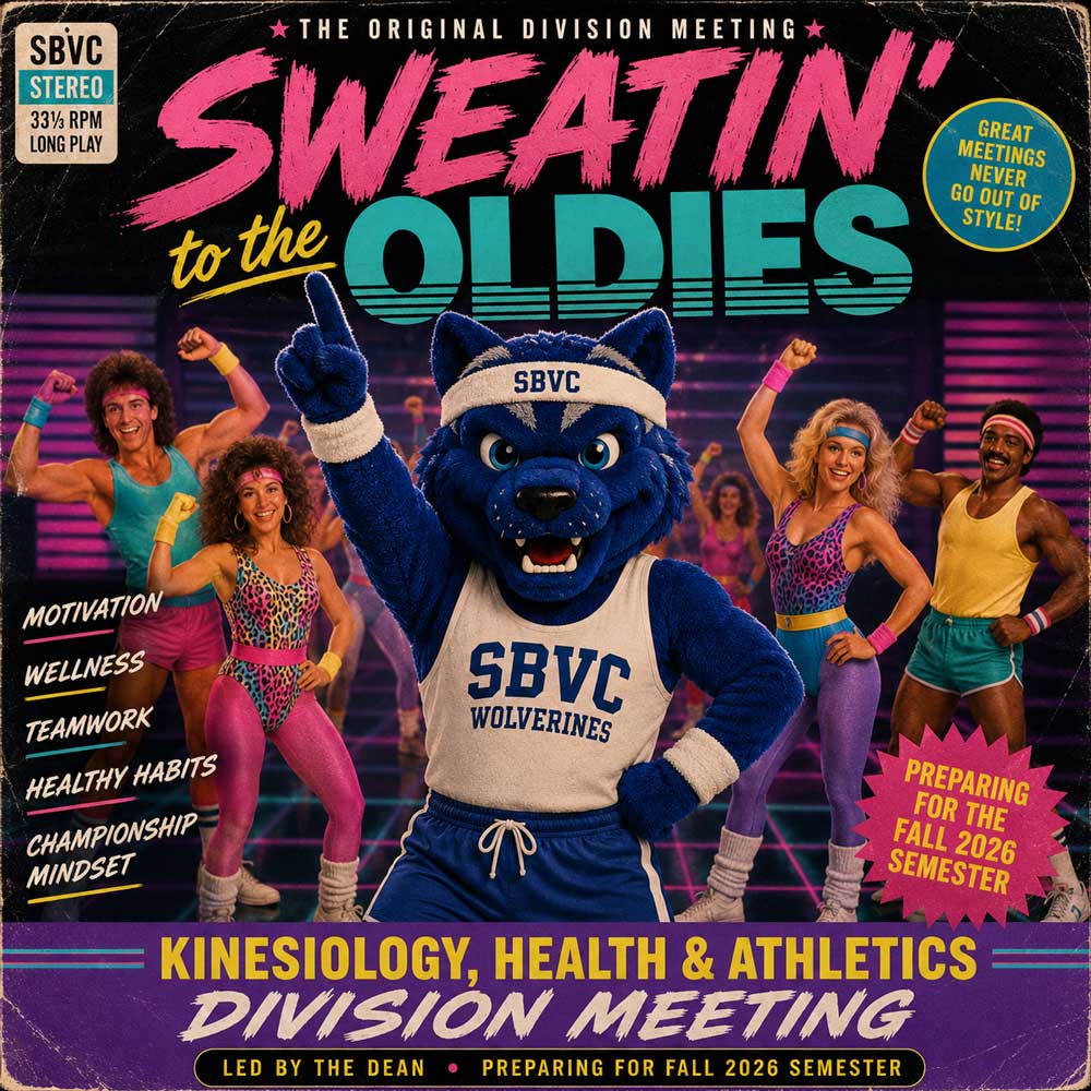 INSTITUTIONAL DIVISION BLOCK - Kinesiology, Health & Athletics Division Meeting