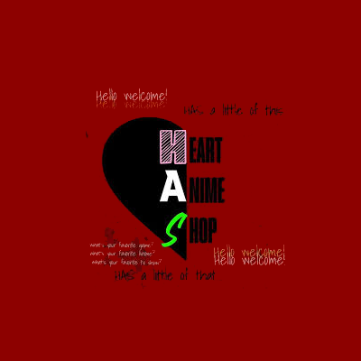 A photo of the Heart Anime Shop logo 