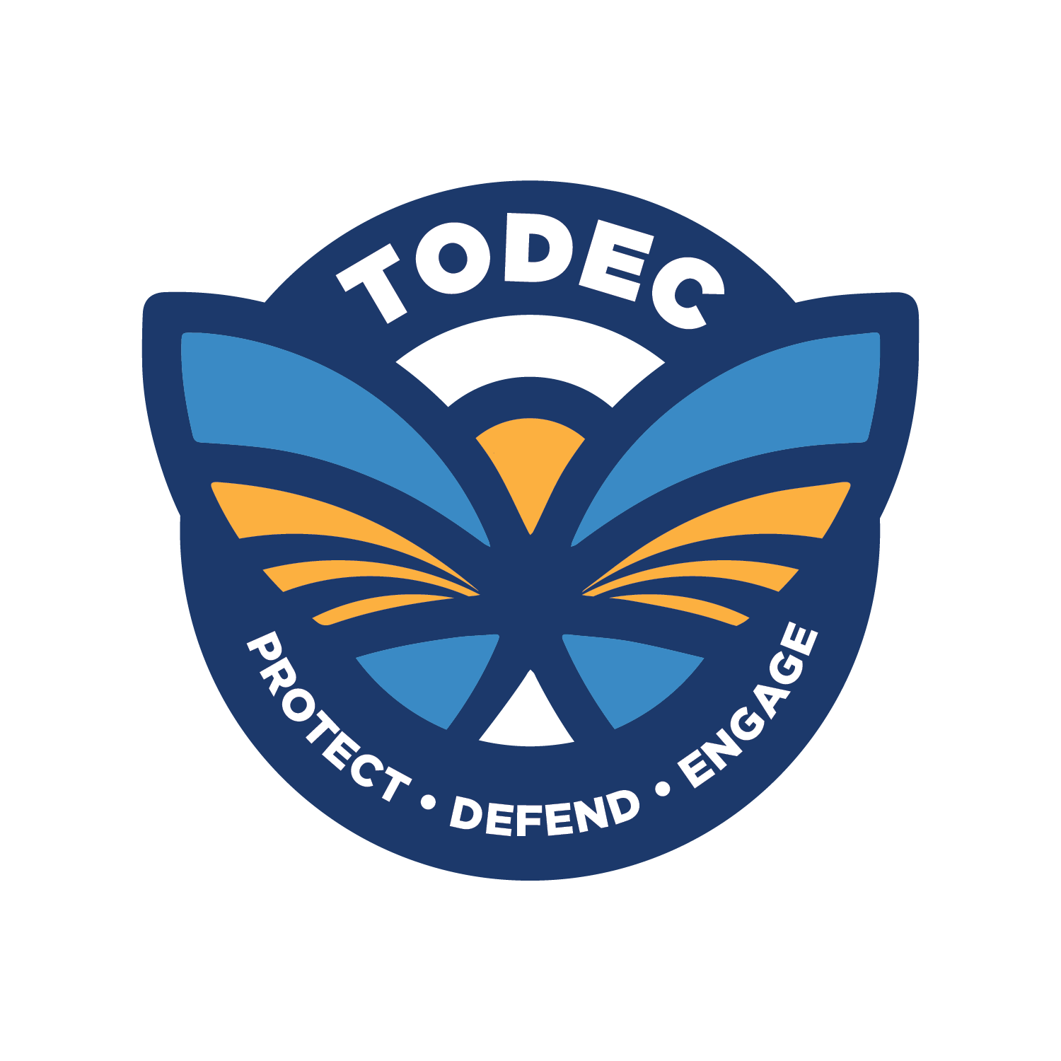 A photo of the TODEC logo 
