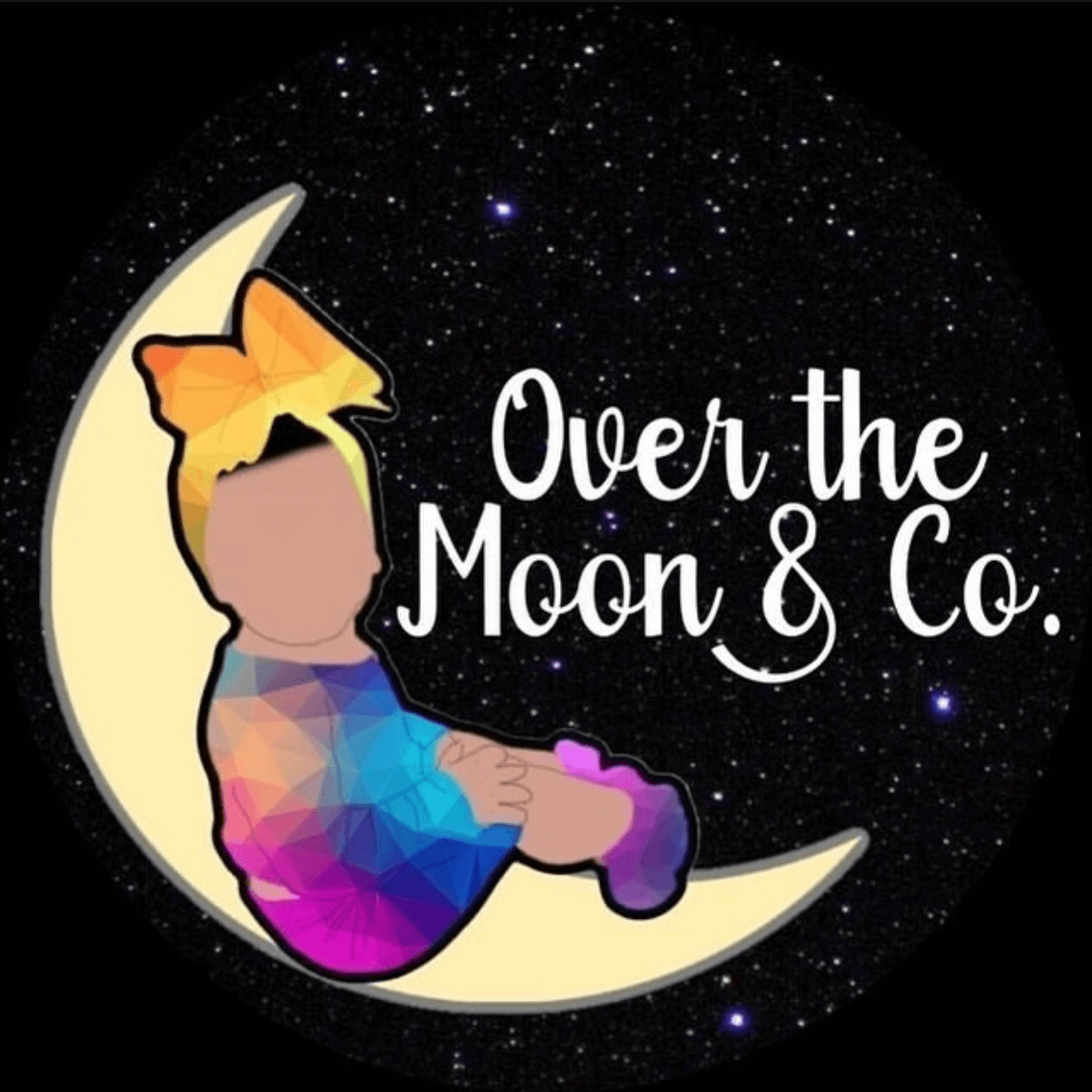 A photo of the Over the Moon & Co. logo 
