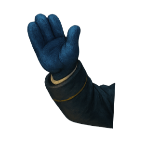Blue the Wolverine's hand waving
