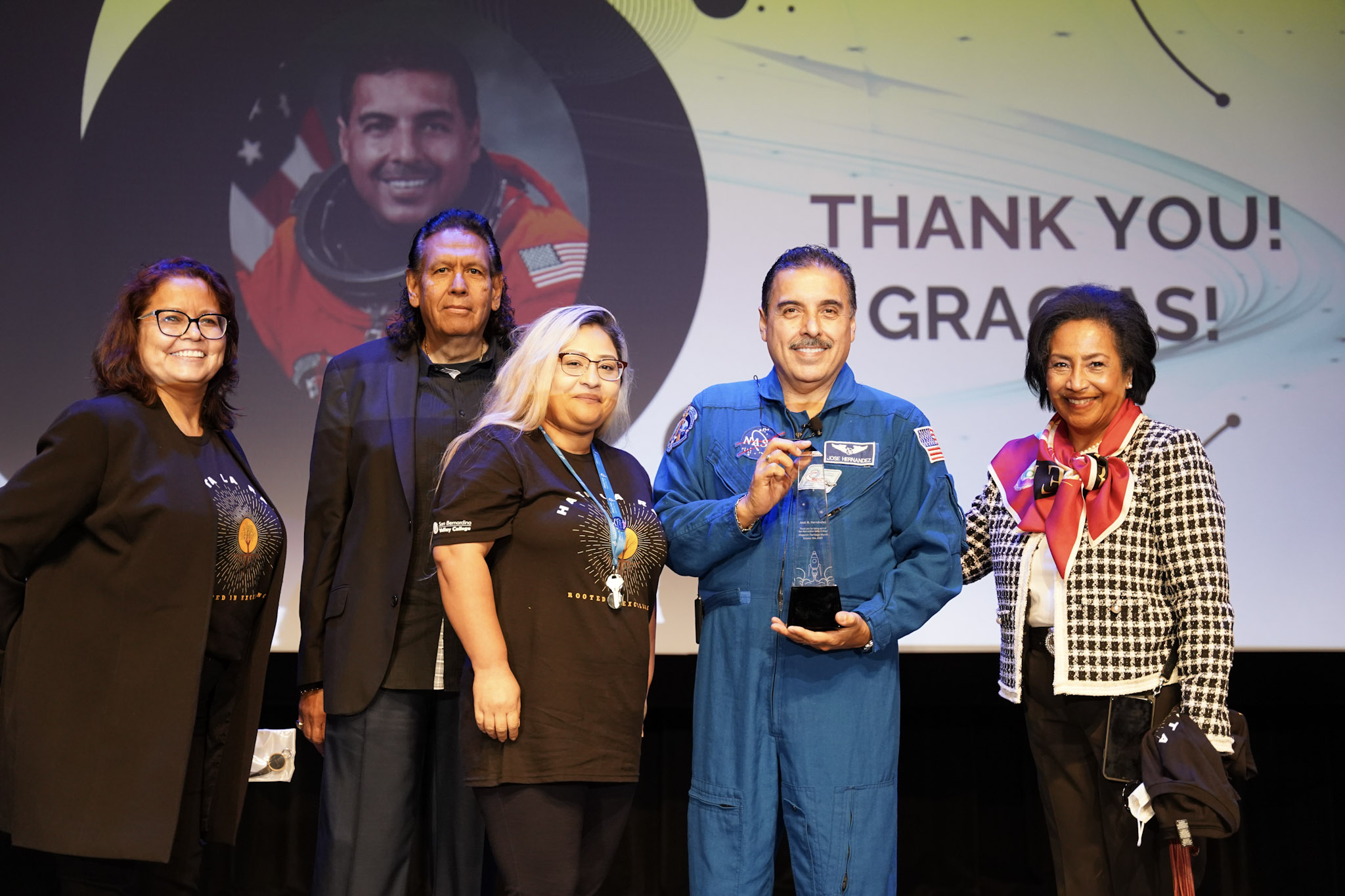 Left to right: Maria del Carmen Rodriguez, Dean Marco Cota, Aida Gil, José Hernández, Dr. Linda Fontanilla