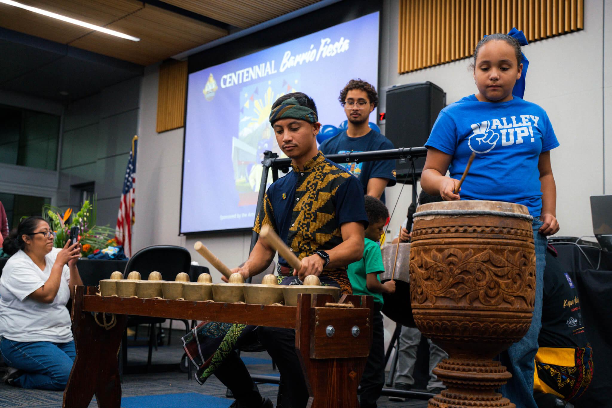 A performance of Filipino artistry using traditional Filipino instruments