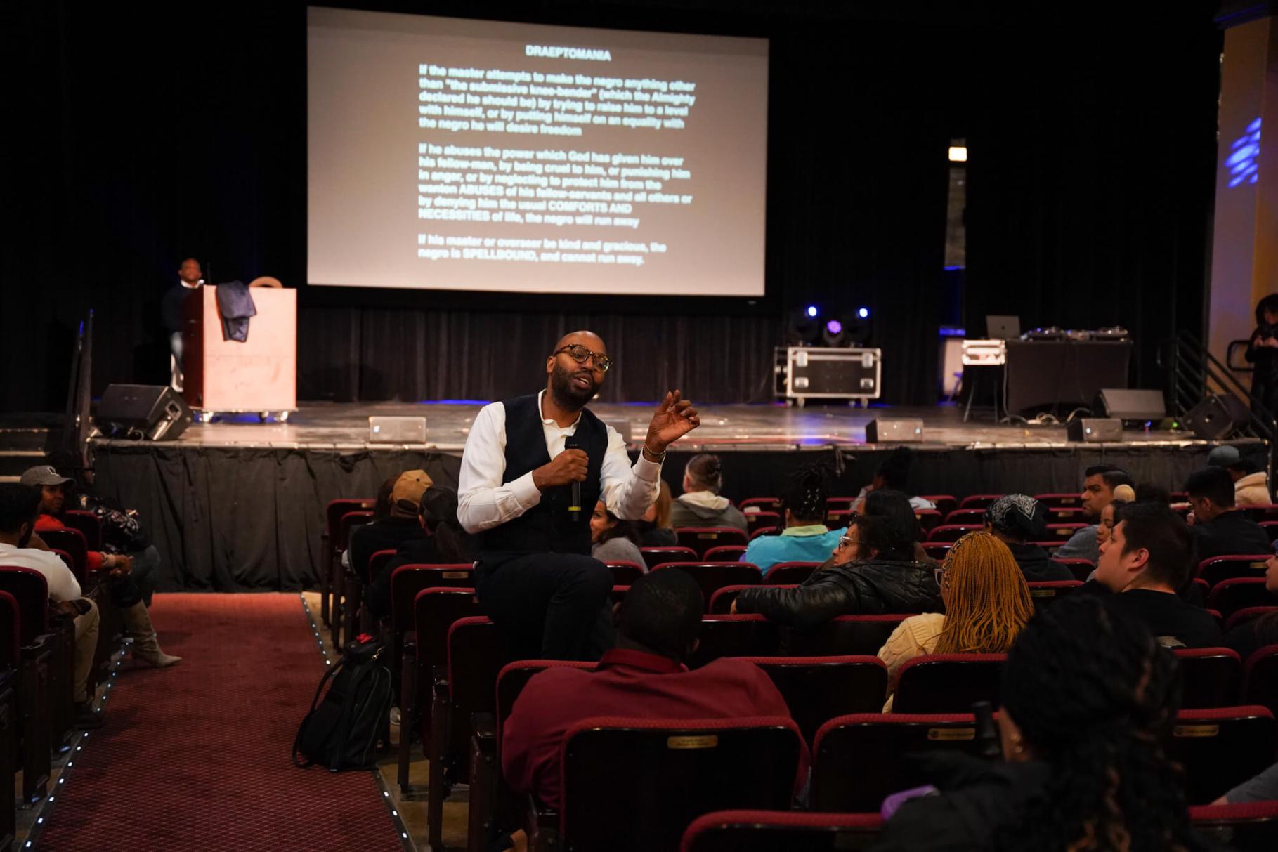 Dr. Christopher Emdin speaking 