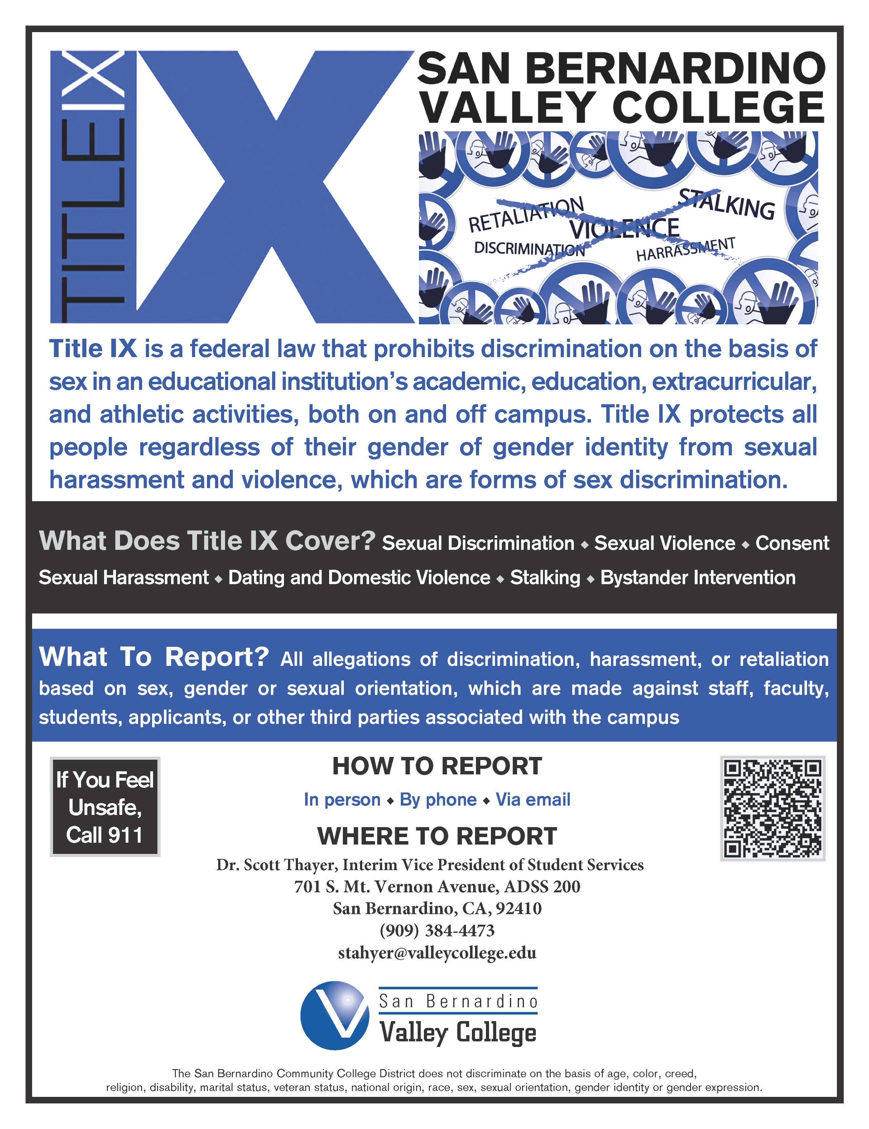 Contact SBVC — San Bernardino Valley College