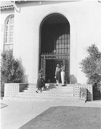 1952 Library Entrance