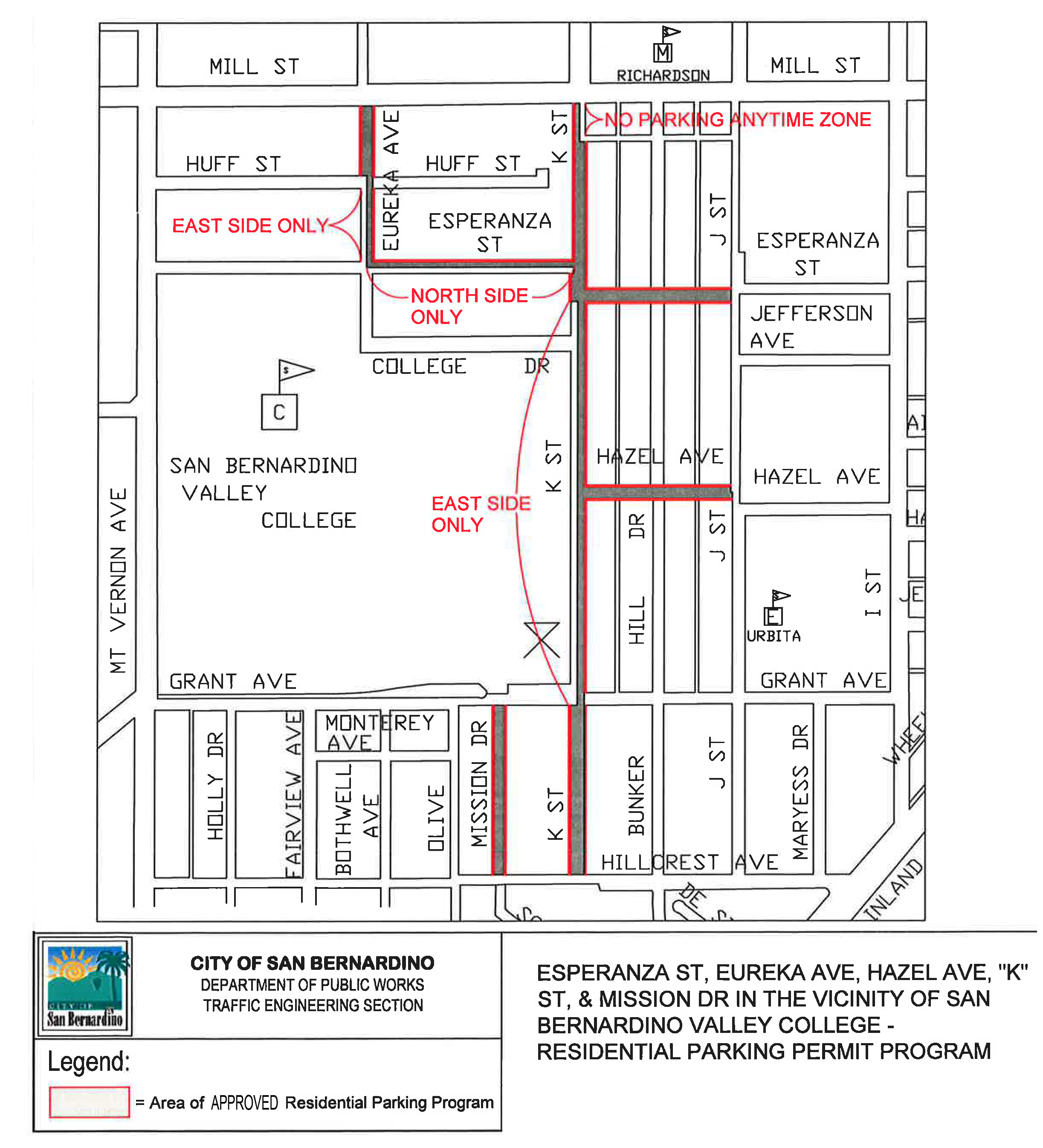 Maps Directions Parking San Bernardino Valley College